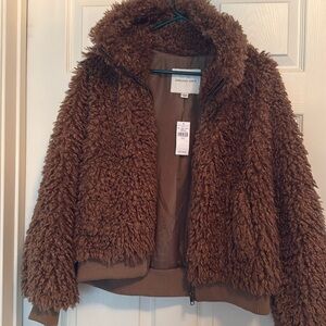 American Eagle Teddy coat NWT S